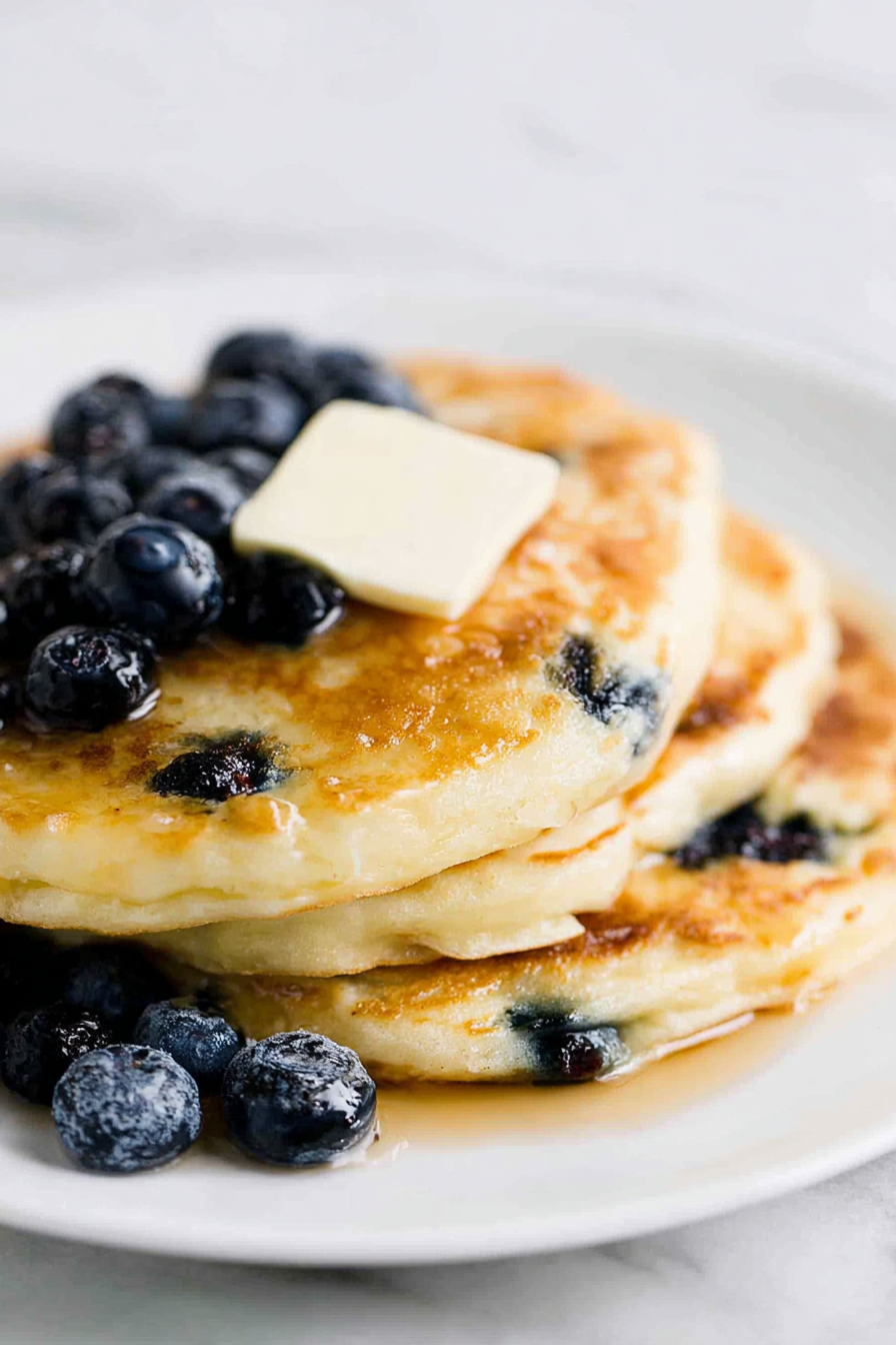 Fluffy Blueberry Pancakes Recipe I Heart Naptime