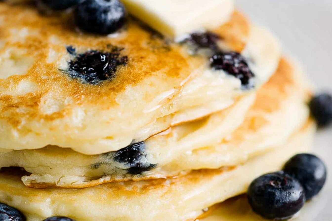 Fluffy Blueberry Pancakes Recipe I Heart Naptime
