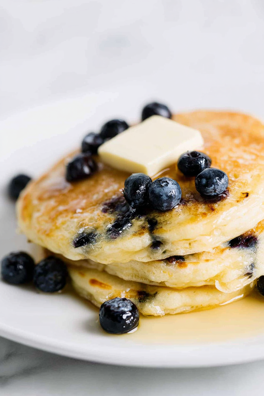 Fluffy Blueberry Pancakes Recipe I Heart Naptime