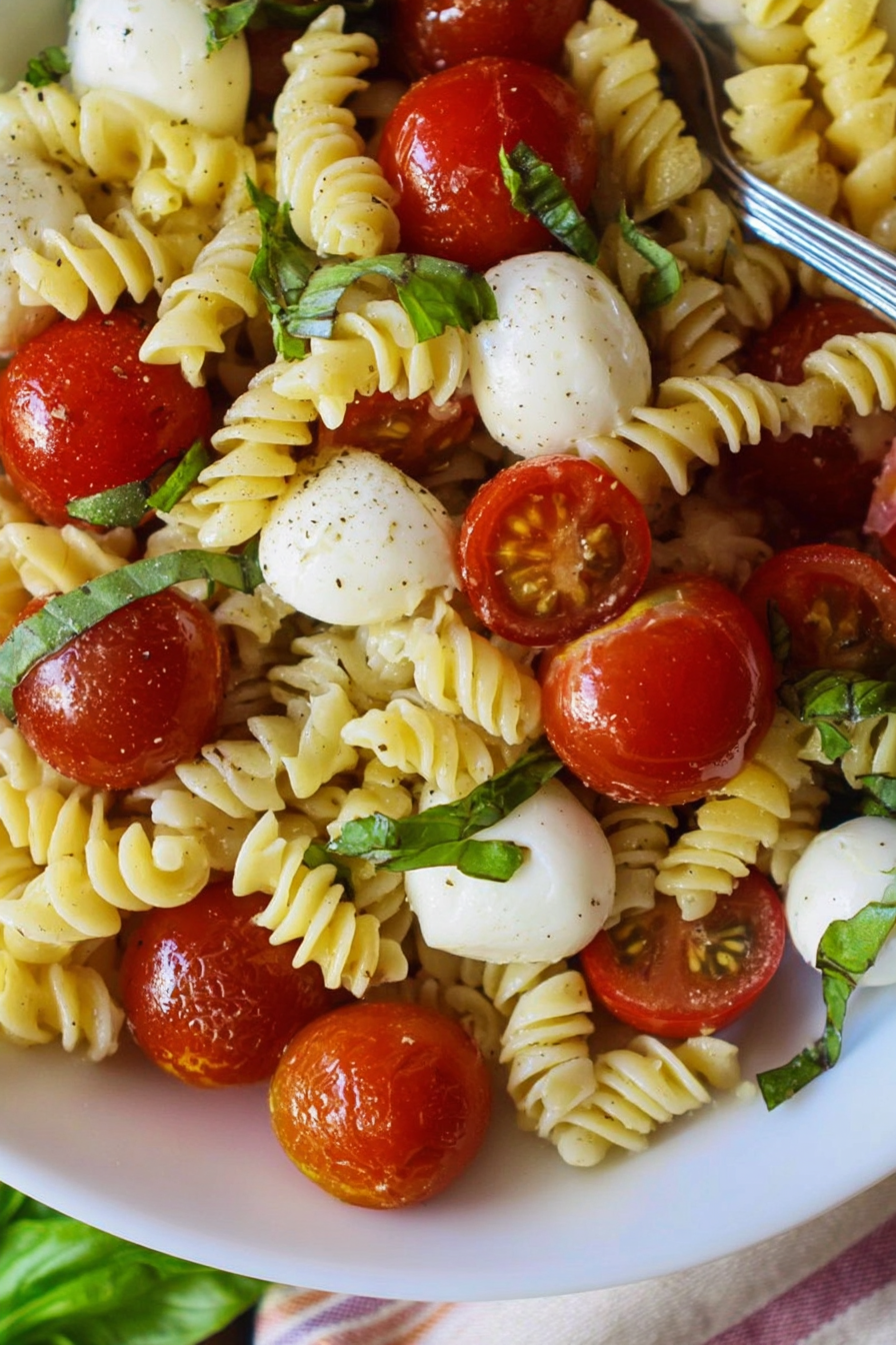 Fresh Caprese Pasta Salad Recipe