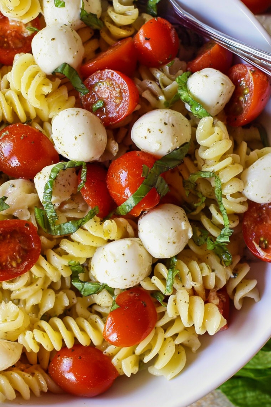Fresh Caprese Pasta Salad Recipe