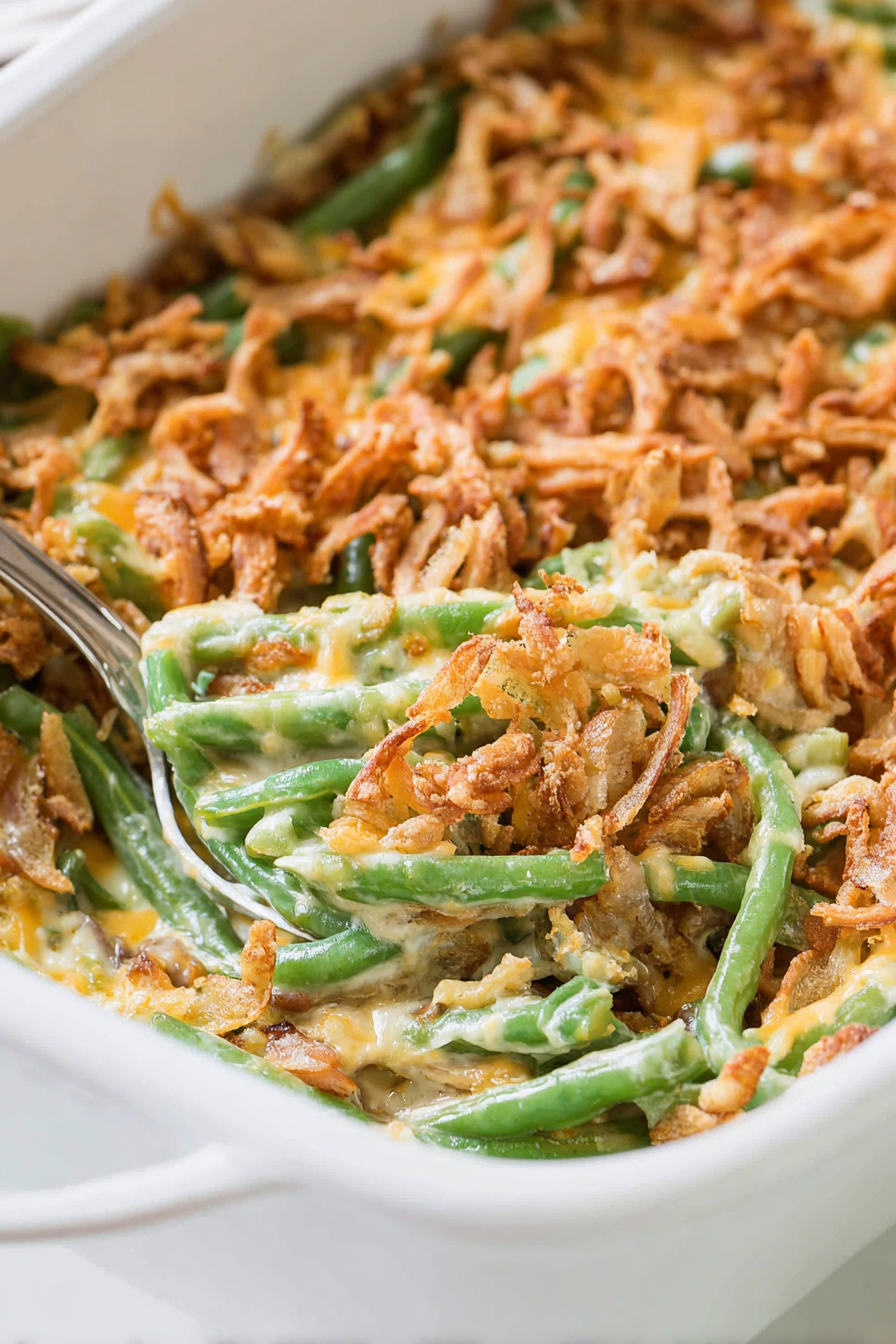 Fresh Green Bean Casserole Recipe