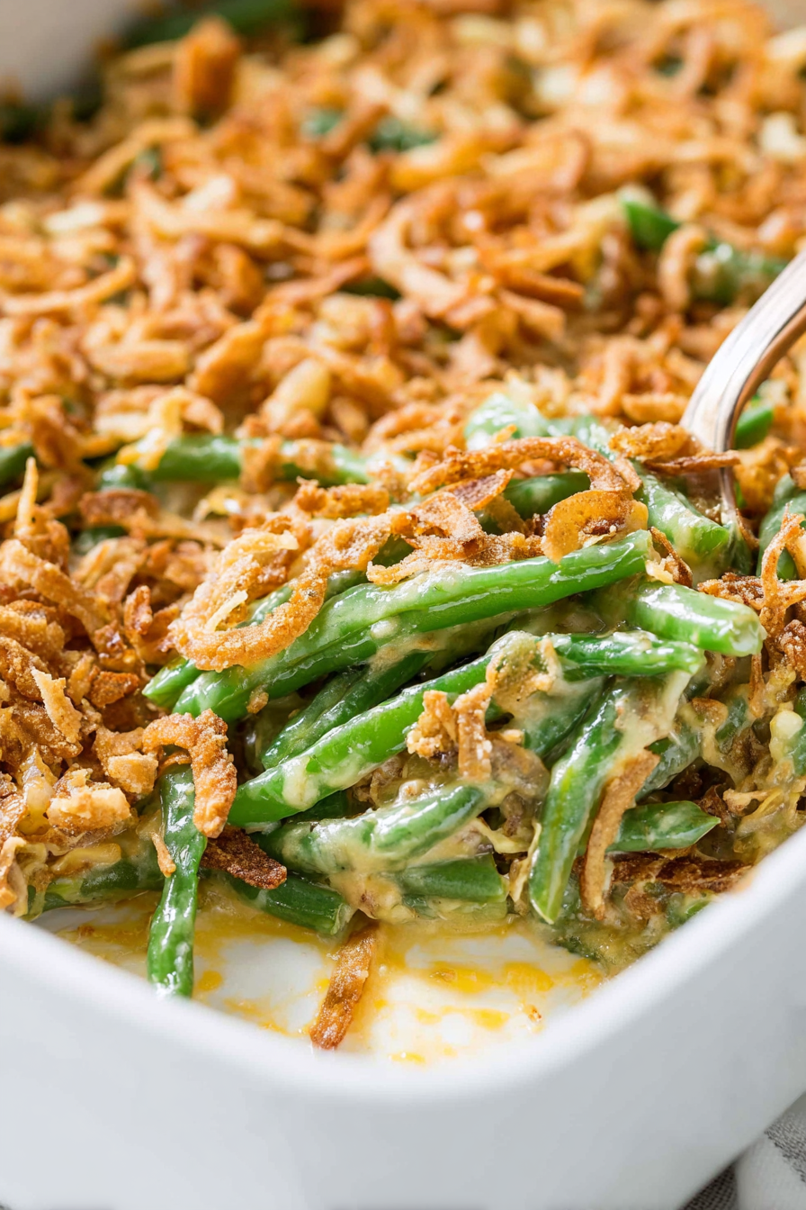 Fresh Green Bean Casserole Recipe