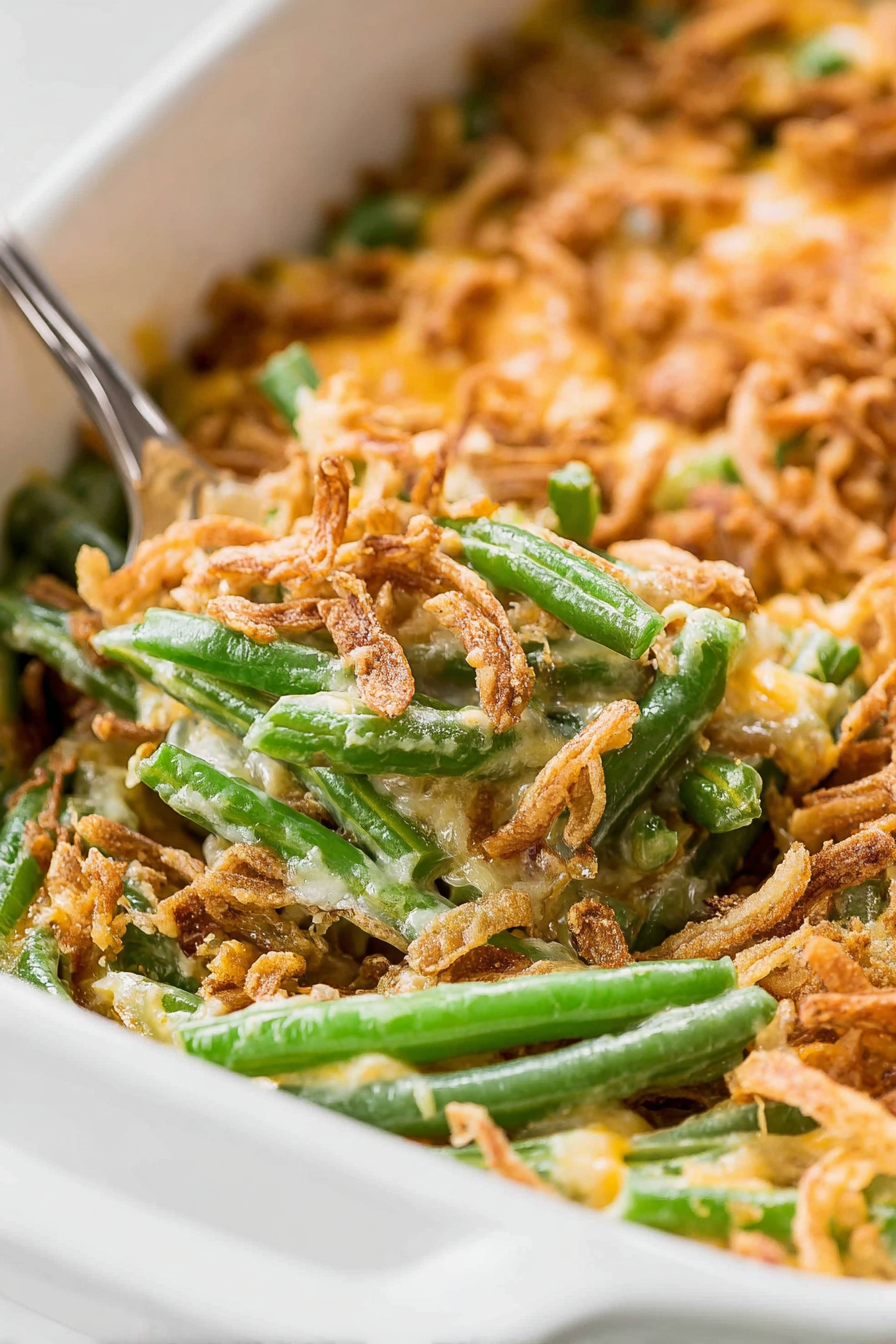 Fresh Green Bean Casserole Recipe