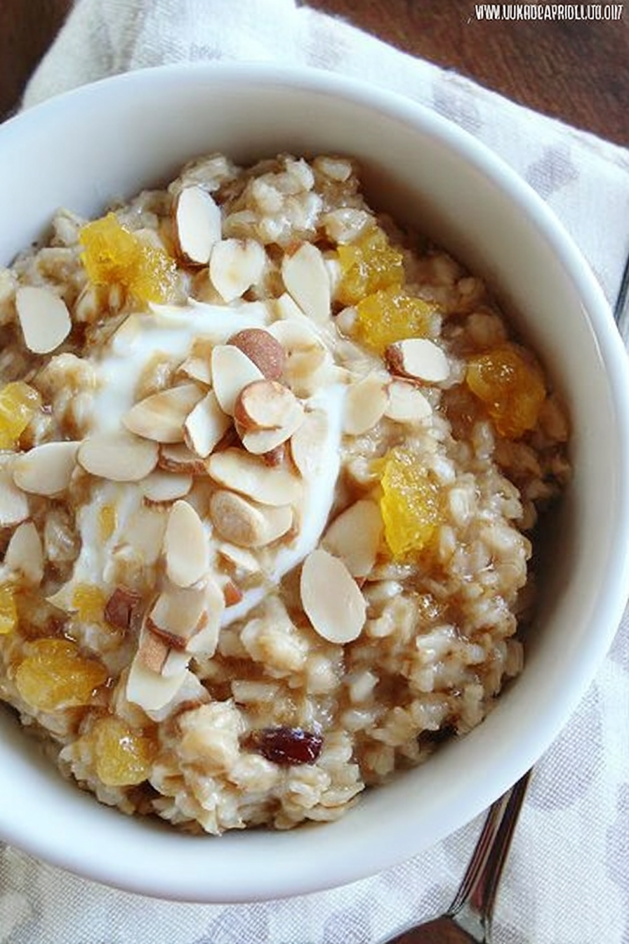 Gluten Free Maple Brown Rice Breakfast Bowl