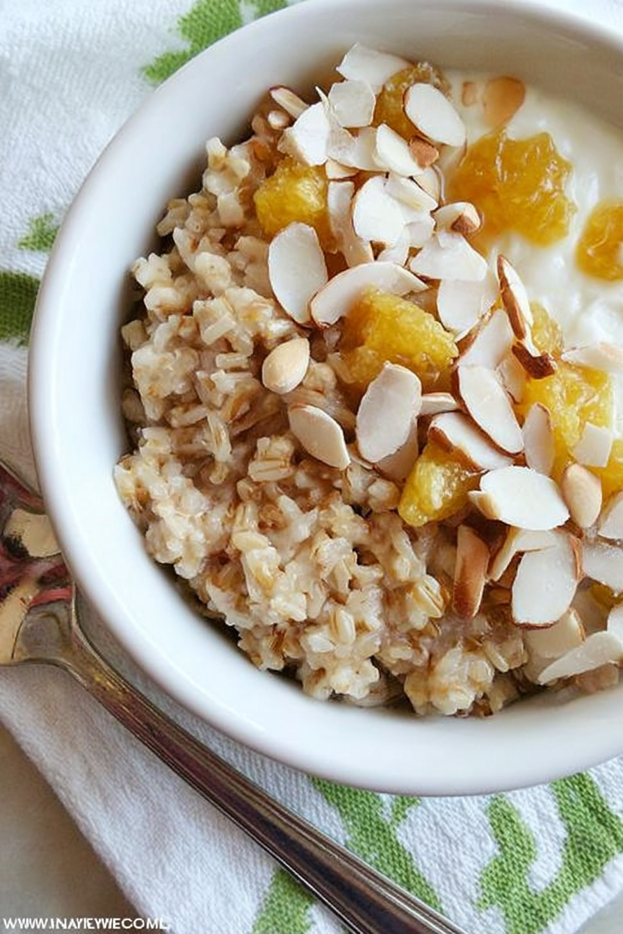 Gluten Free Maple Brown Rice Breakfast Bowl