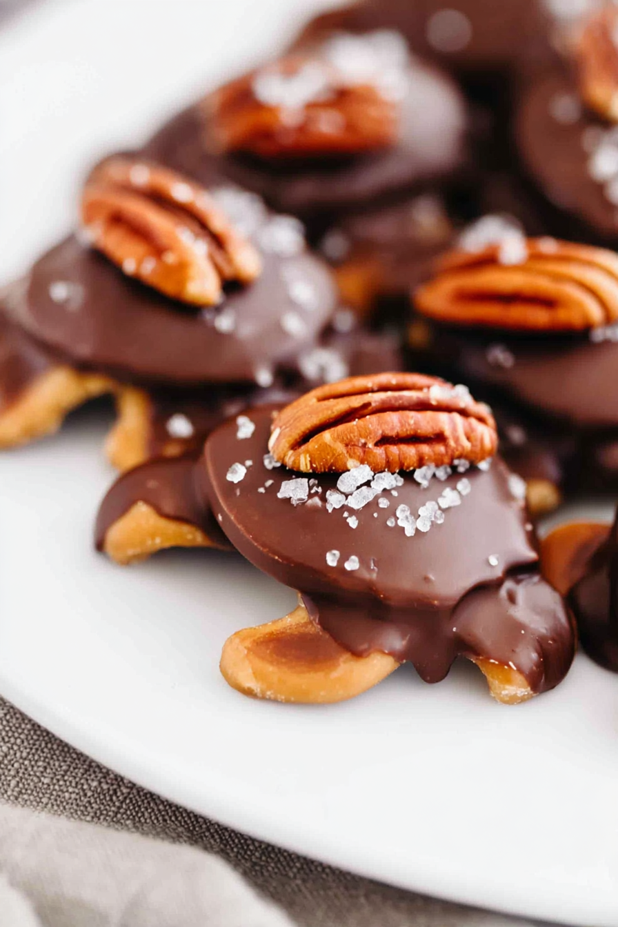 Homemade Chocolate Turtles Recipe