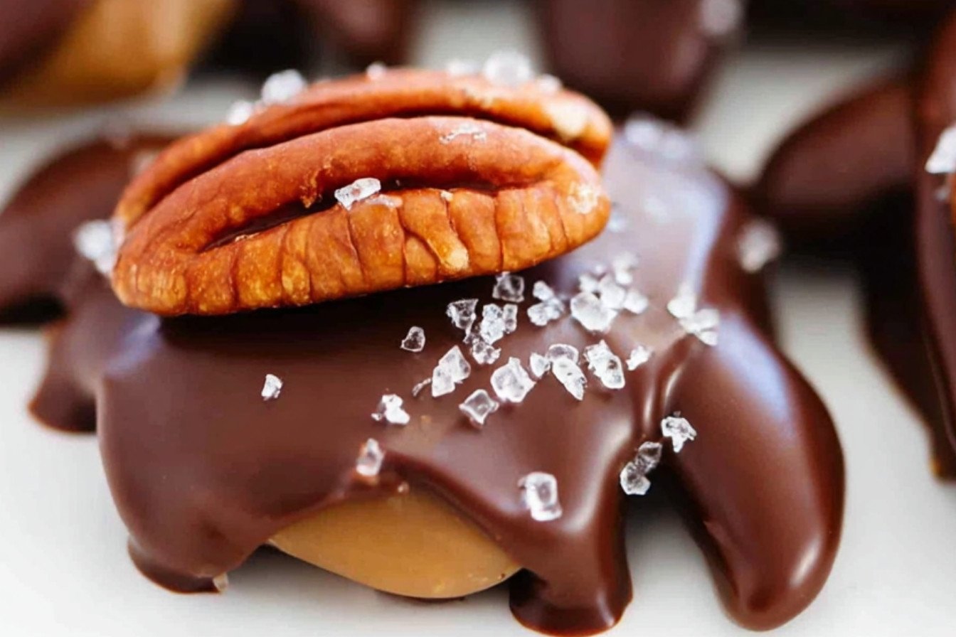 Homemade Chocolate Turtles Recipe