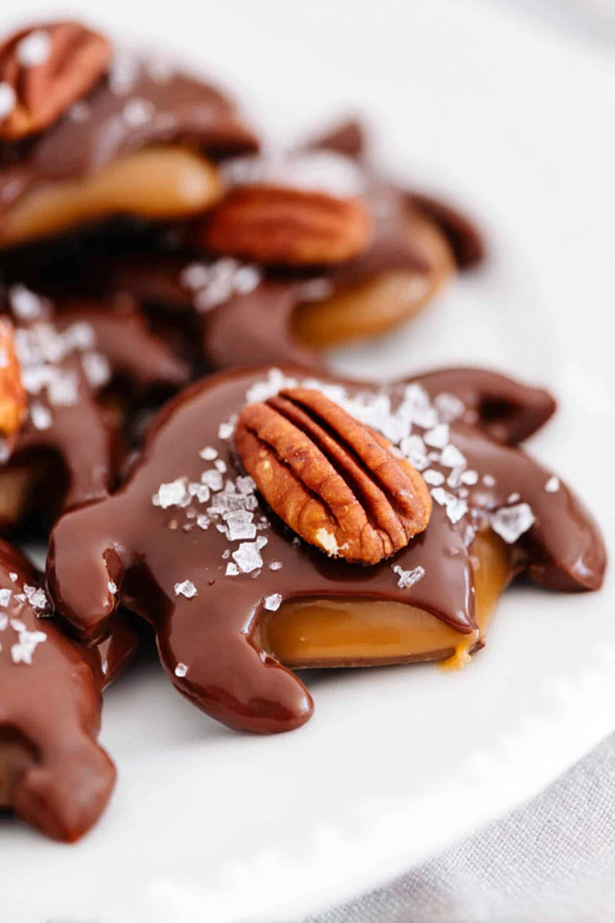 Homemade Chocolate Turtles Recipe