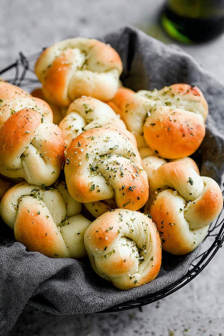 Homemade Garlic Knots Recipe From Scratch