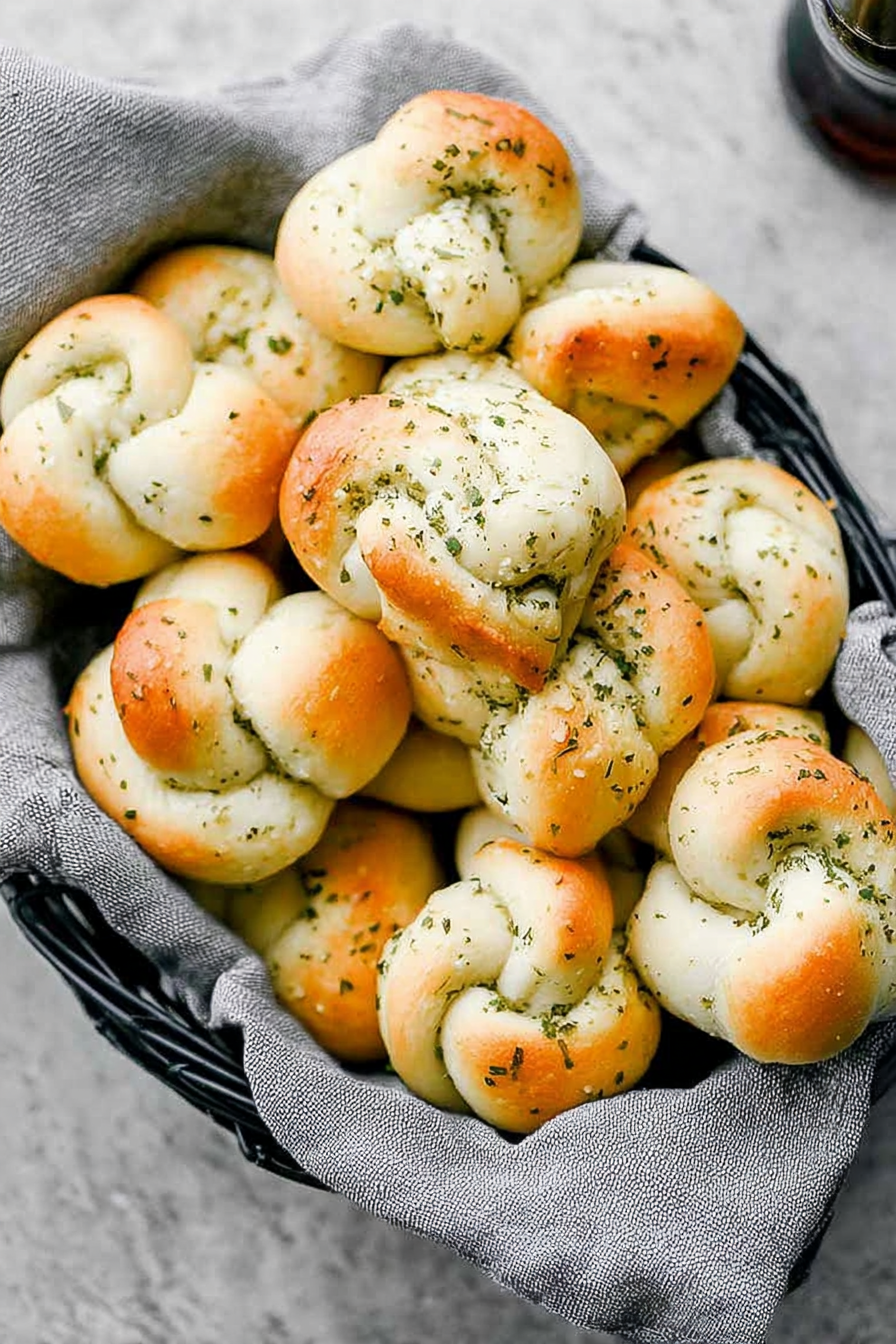 Homemade Garlic Knots Recipe From Scratch