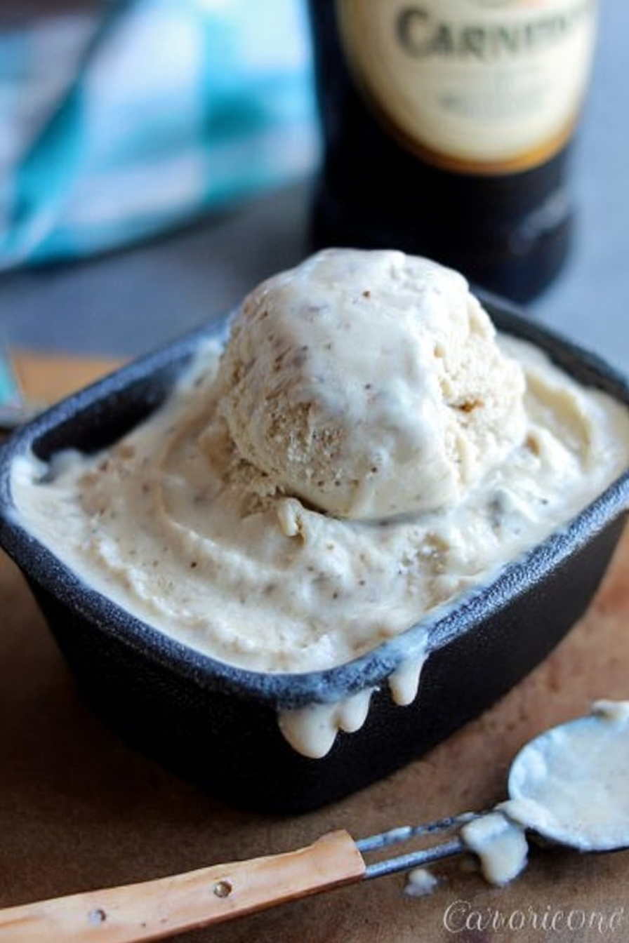 Homemade Irish Cream Ice Cream Recipe