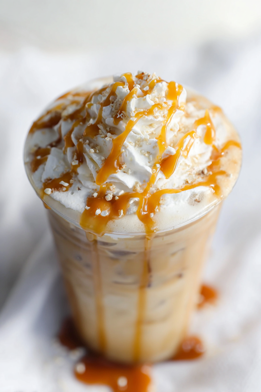 Iced Caramel Eggnog Latte WonkyWonderful Recipe