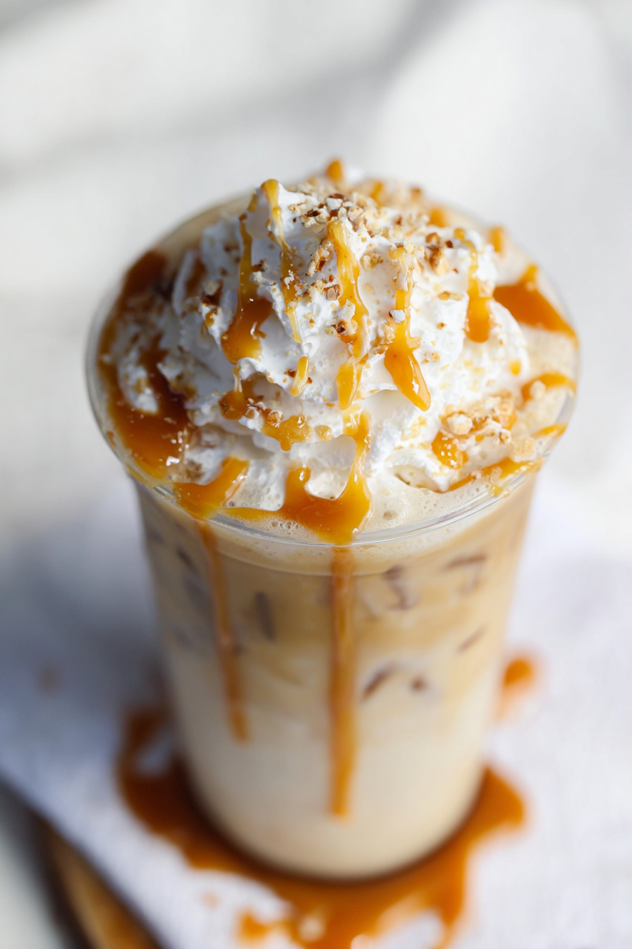 Iced Caramel Eggnog Latte WonkyWonderful Recipe