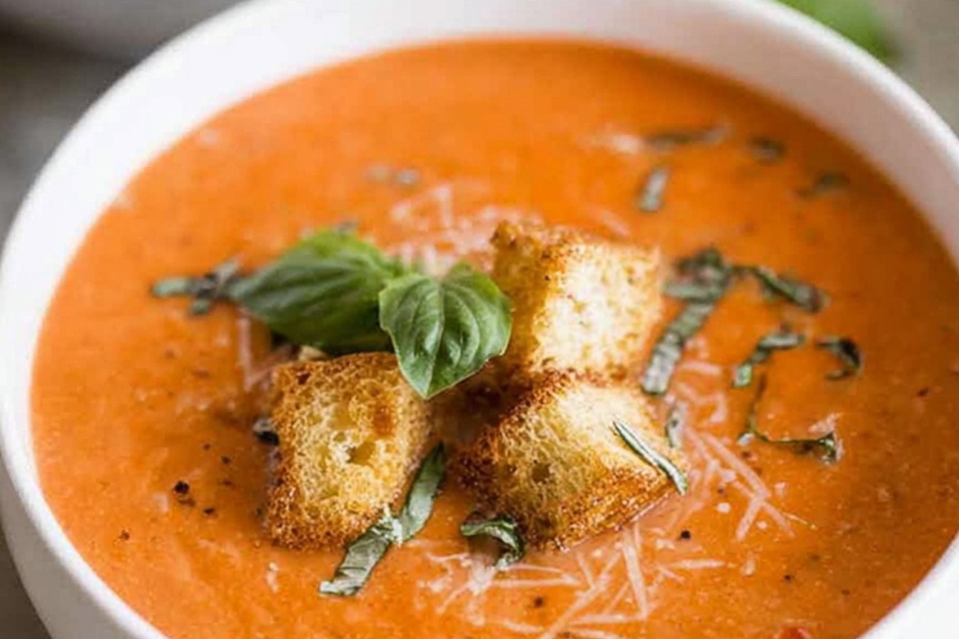 Instant Pot Tomato Basil Parmesan Soup