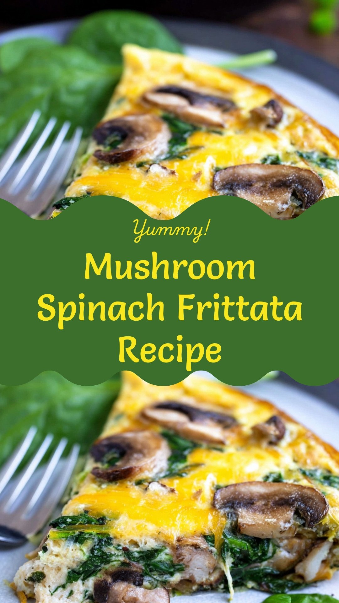 Mushroom Spinach Frittata Recipe