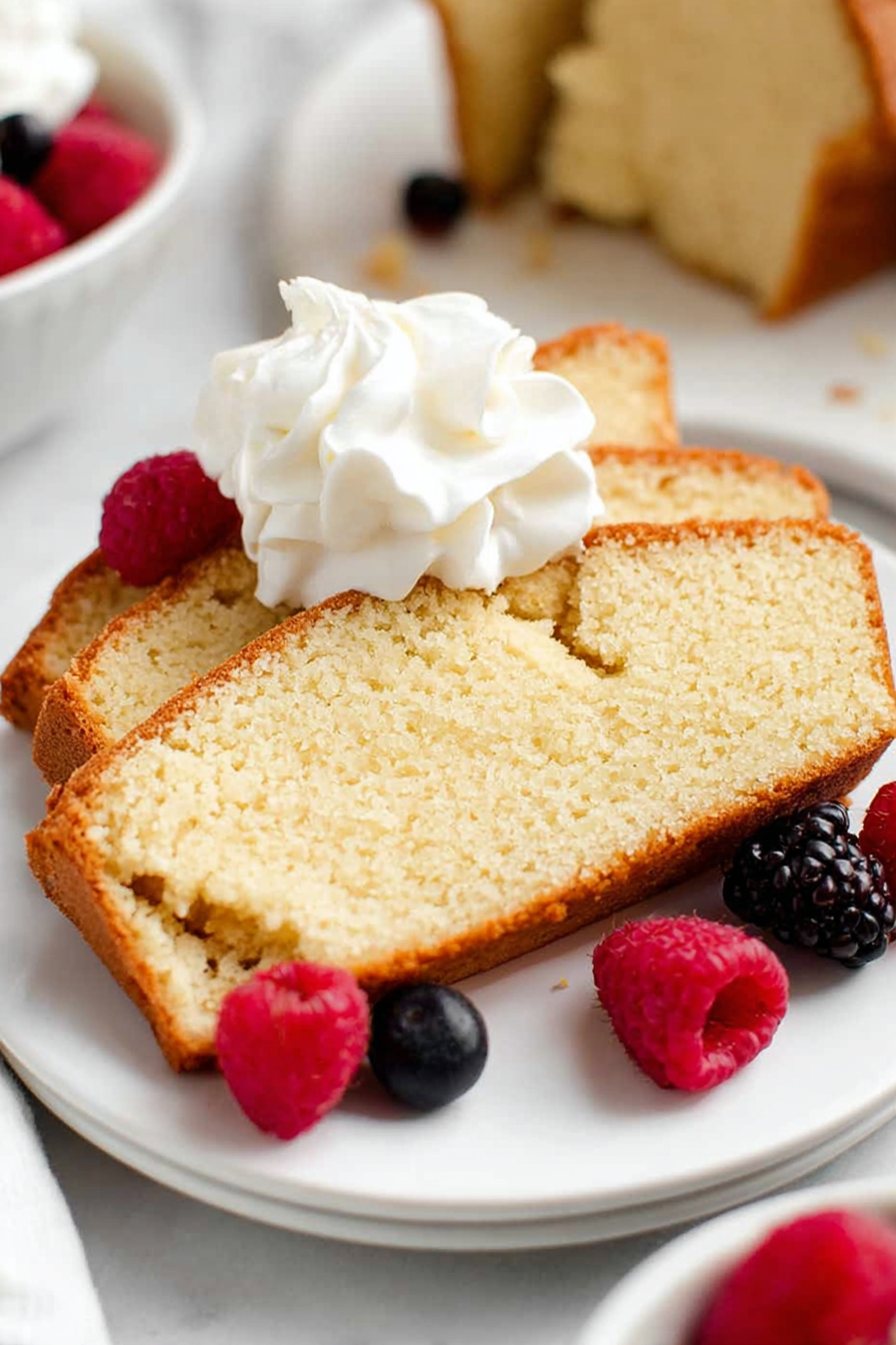 Pound Cake Recipe from I Heart Naptime