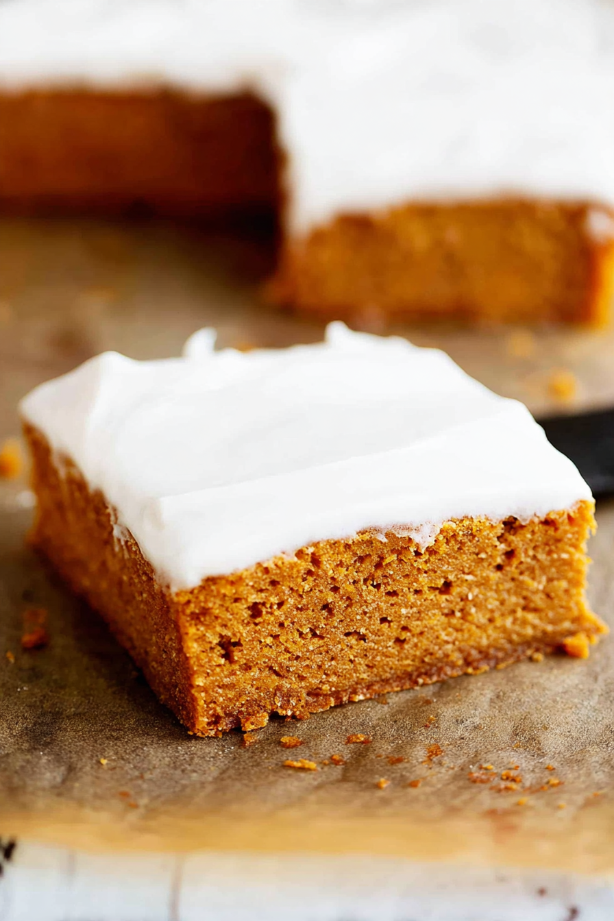 Pumpkin Bars with Cream Cheese Frosting Recipe