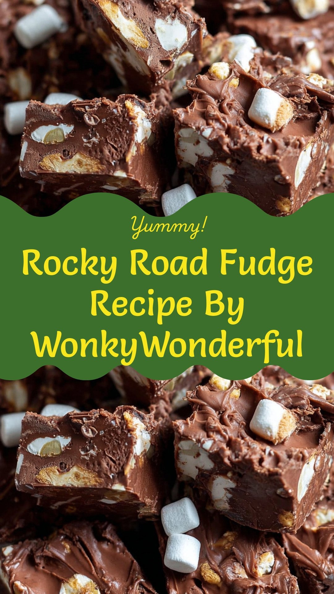 Rocky Road Fudge Recipe By WonkyWonderful