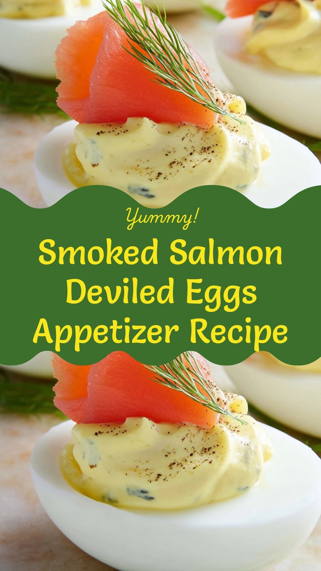 Smoked Salmon Deviled Eggs Appetizer Recipe