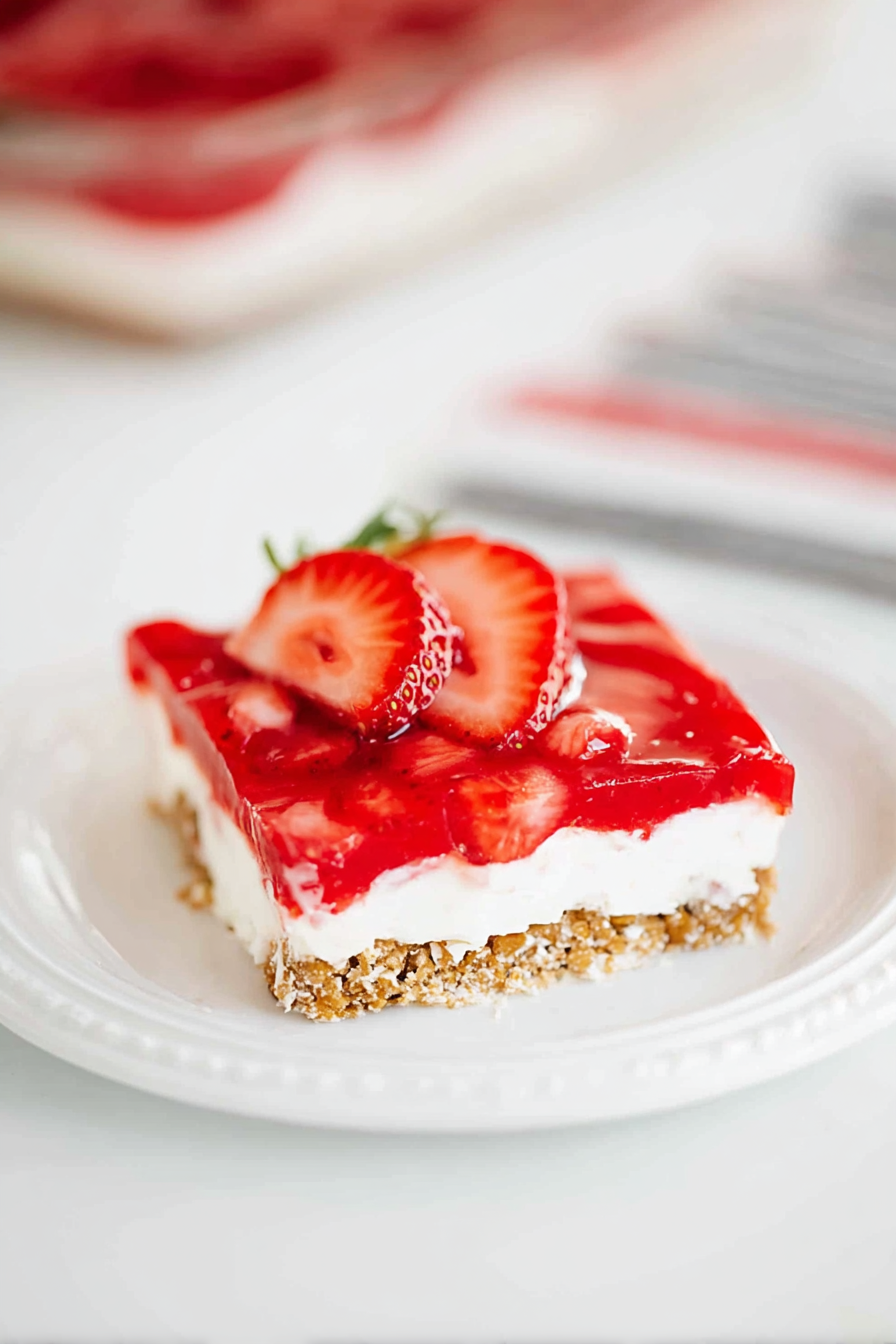 Strawberry Pretzel Salad Recipe I Heart Naptime