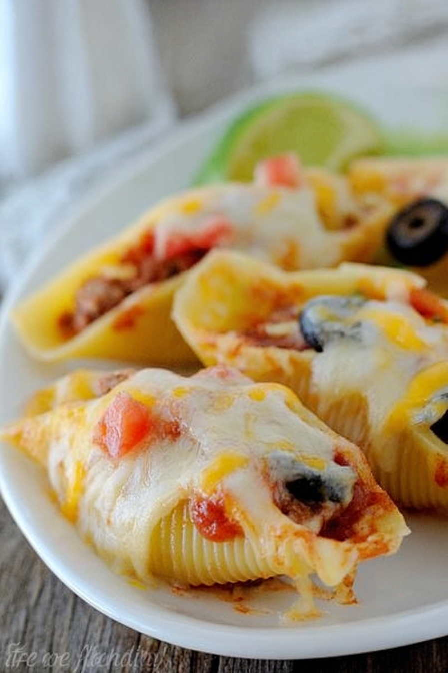 Taco Stuffed Pasta Shells Recipe