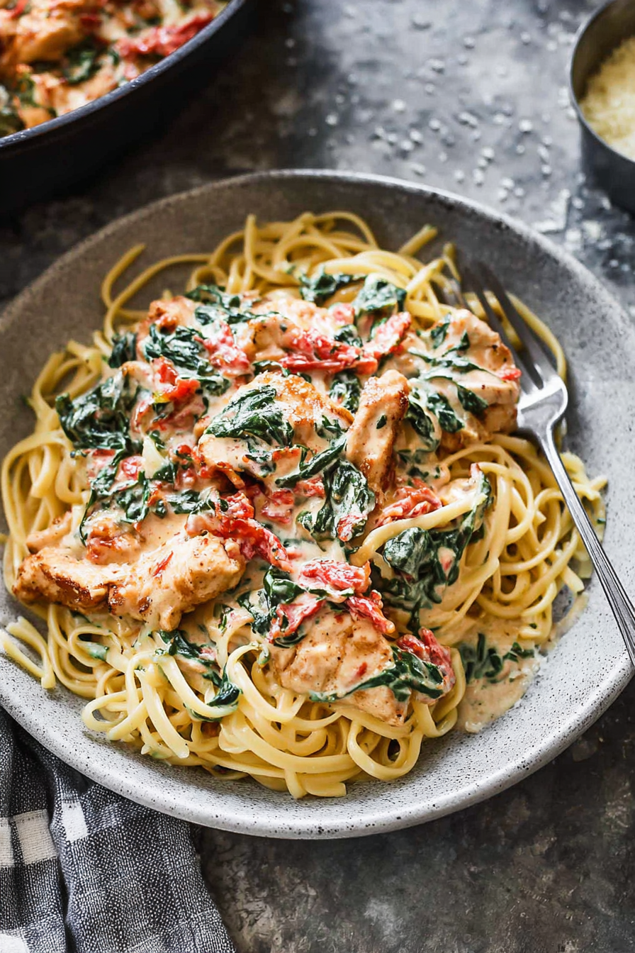 Tuscan Chicken Pasta Tastes Better From Scratch