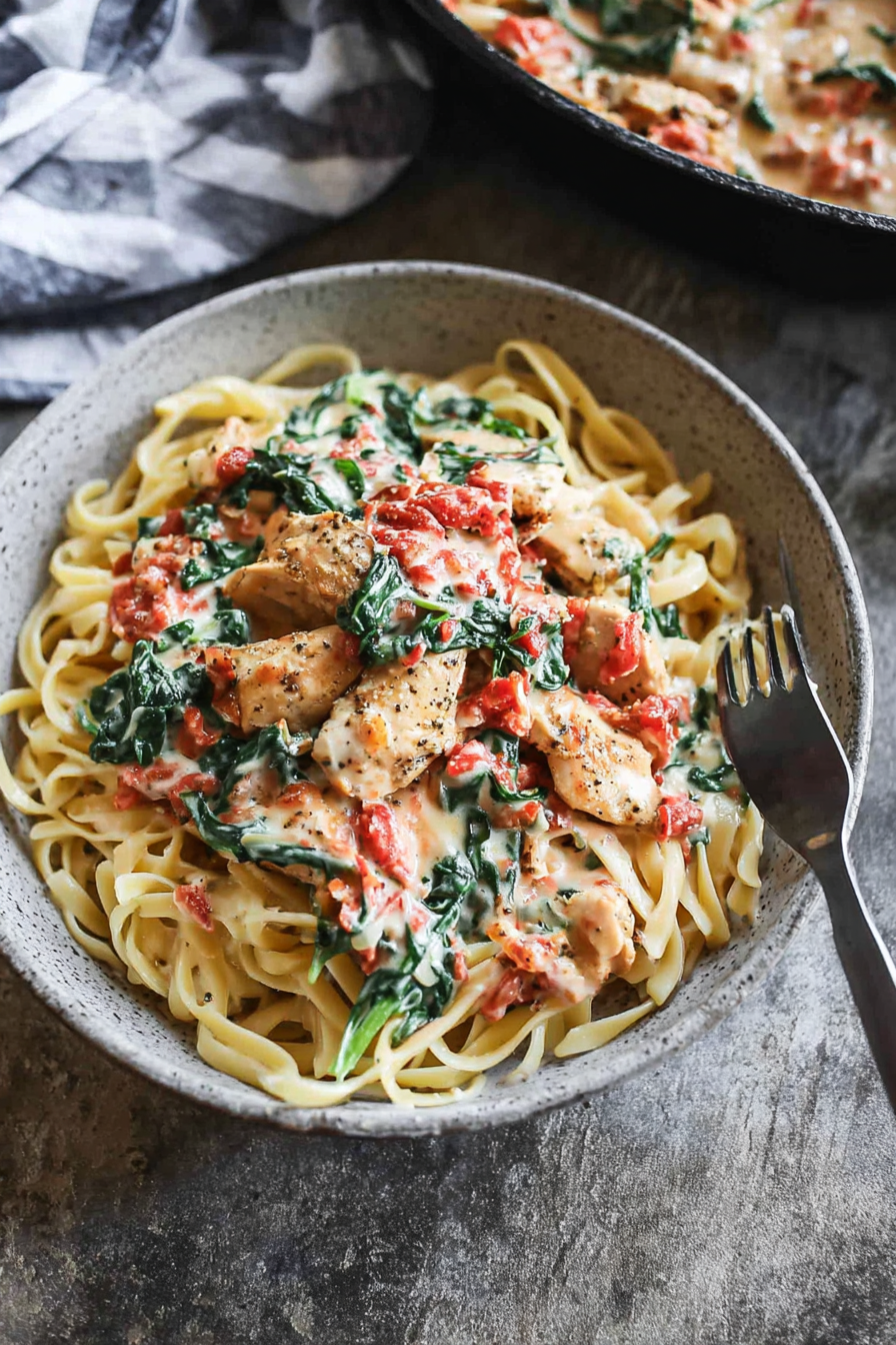 Tuscan Chicken Pasta Tastes Better From Scratch