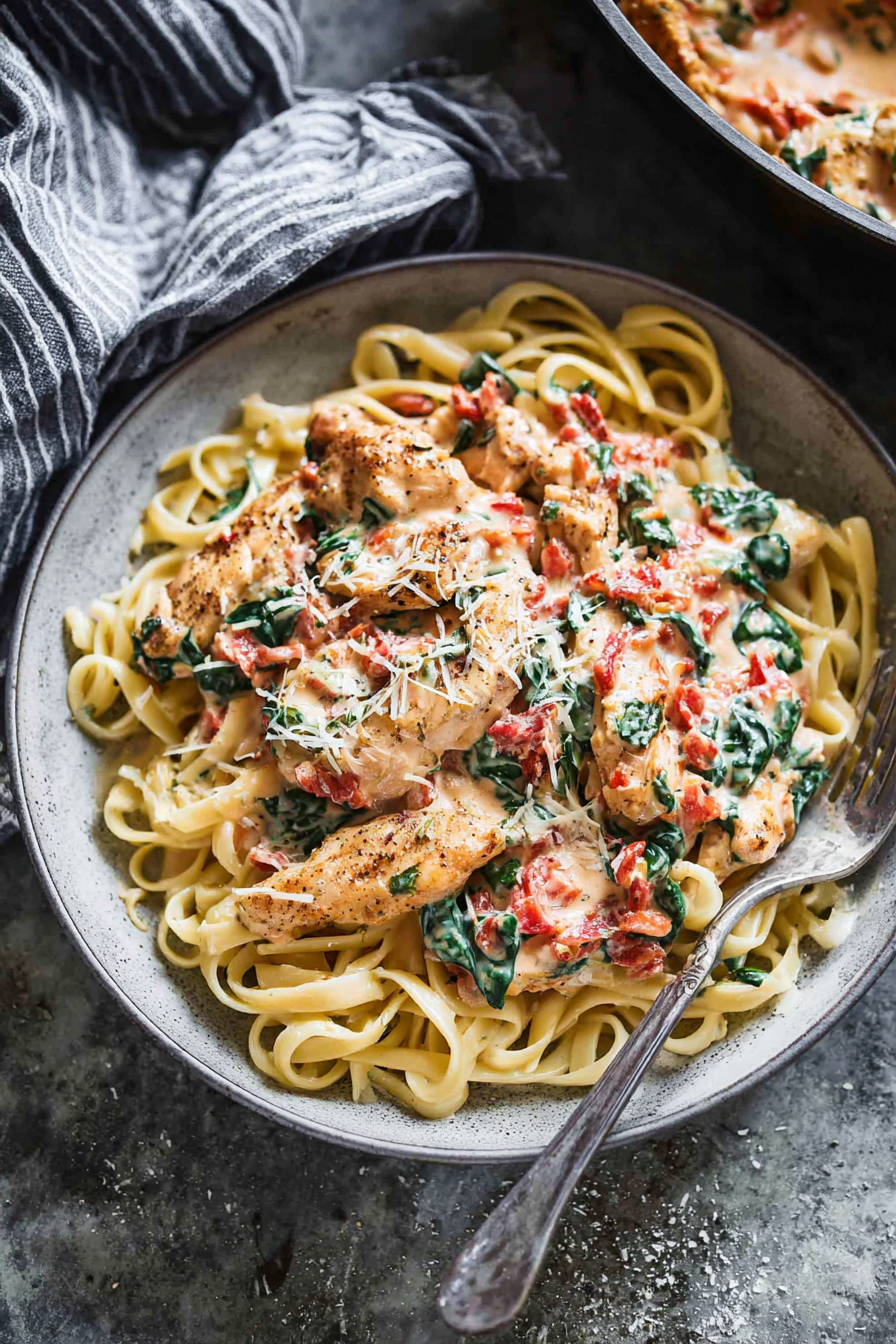 Tuscan Chicken Pasta Tastes Better From Scratch