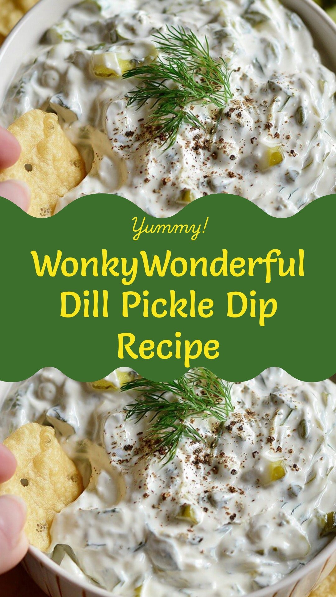 WonkyWonderful Dill Pickle Dip Recipe