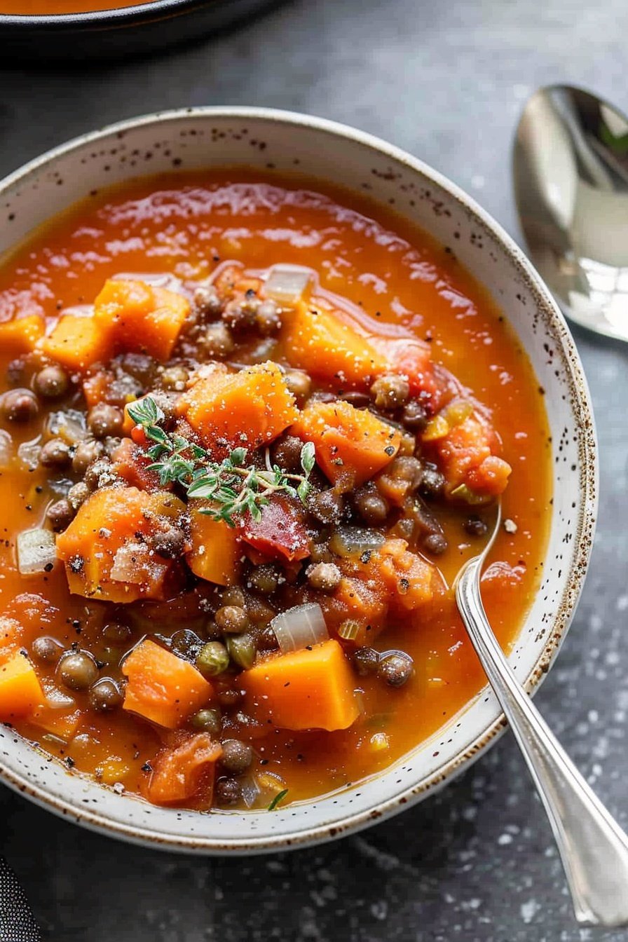 Autumn Squash Sweet Potato Soup Recipe