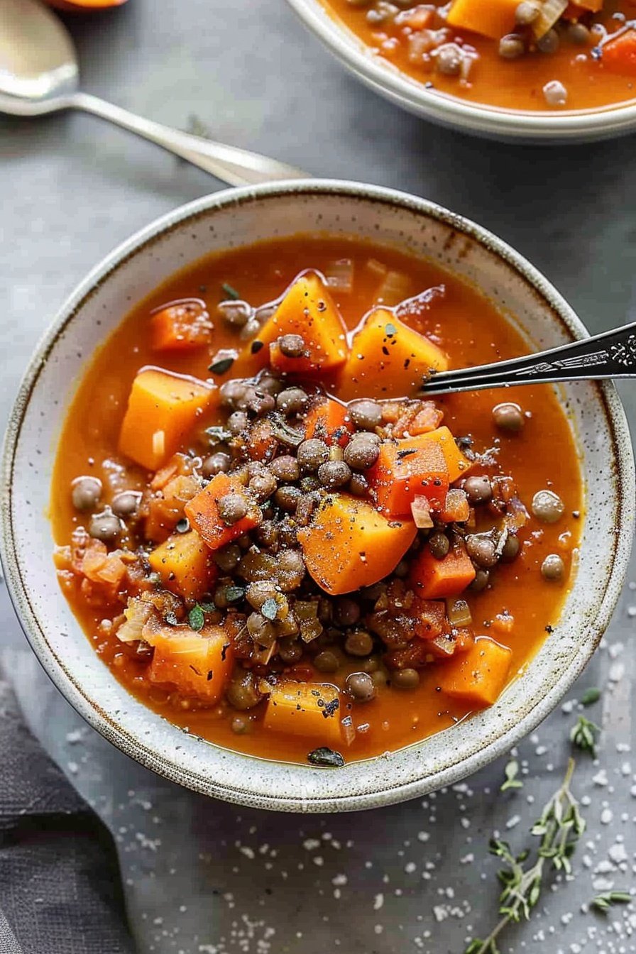 Autumn Squash Sweet Potato Soup Recipe