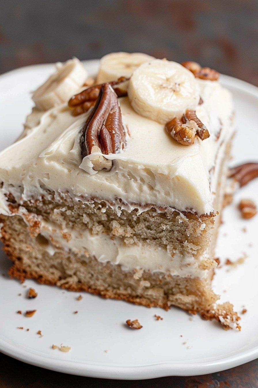 Banana Bread Cake with Cream Cheese Frosting