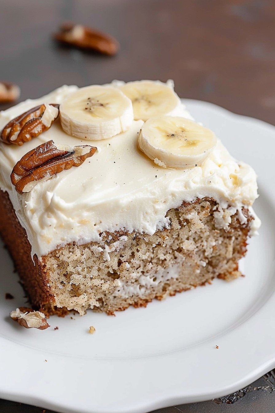 Banana Bread Cake with Cream Cheese Frosting