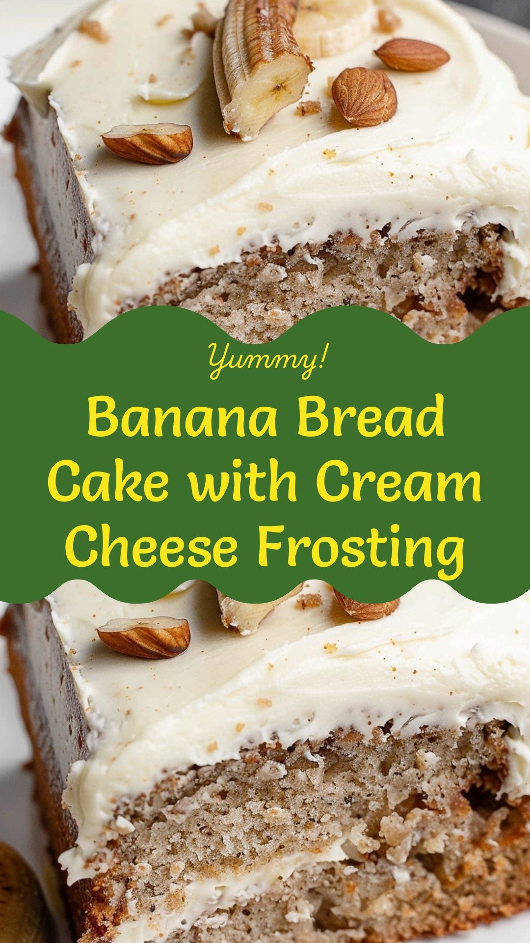 Banana Bread Cake with Cream Cheese Frosting