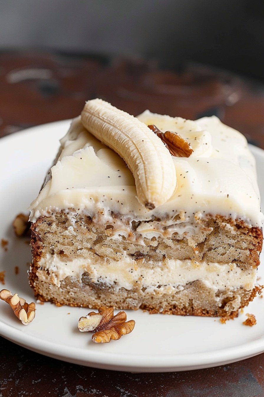 Banana Bread Cake with Cream Cheese Frosting