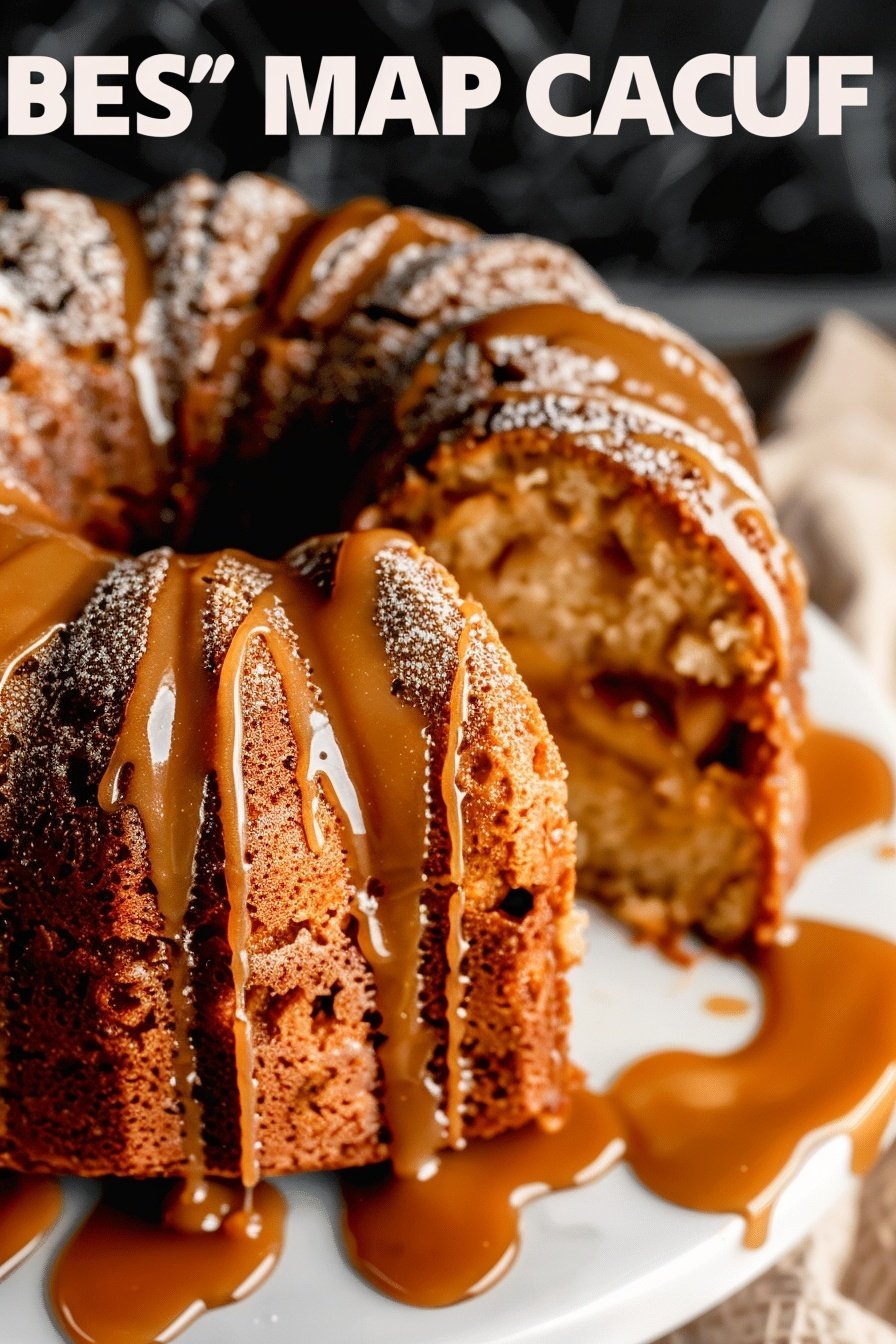 Best Apple Bundt Cake with Caramel Sauce