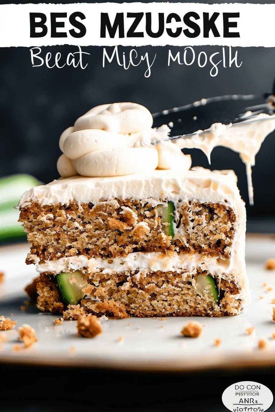 Best Zucchini Cake Recipe for Moist Cake