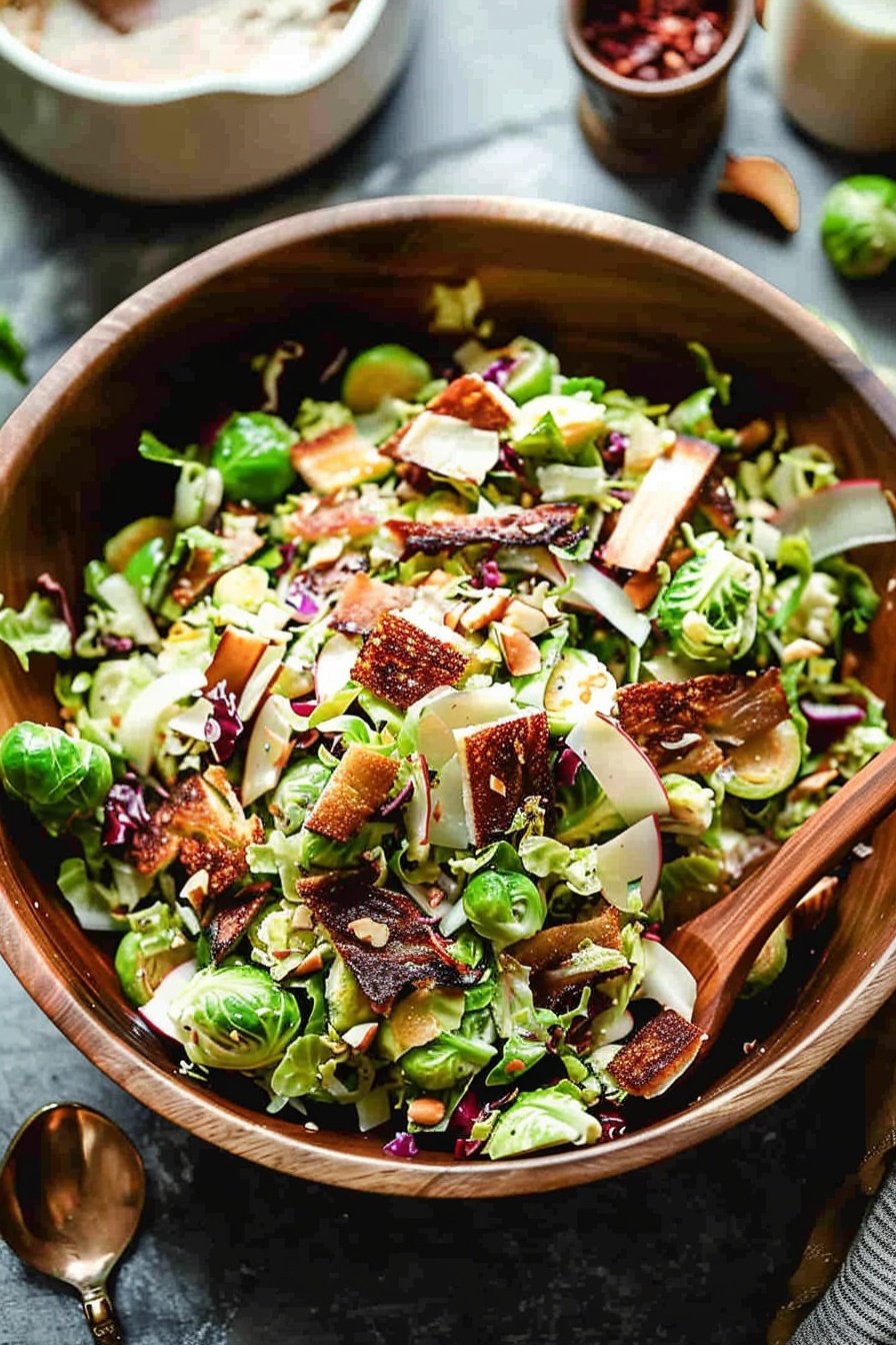 Brussels Sprout Salad Recipe from Scratch