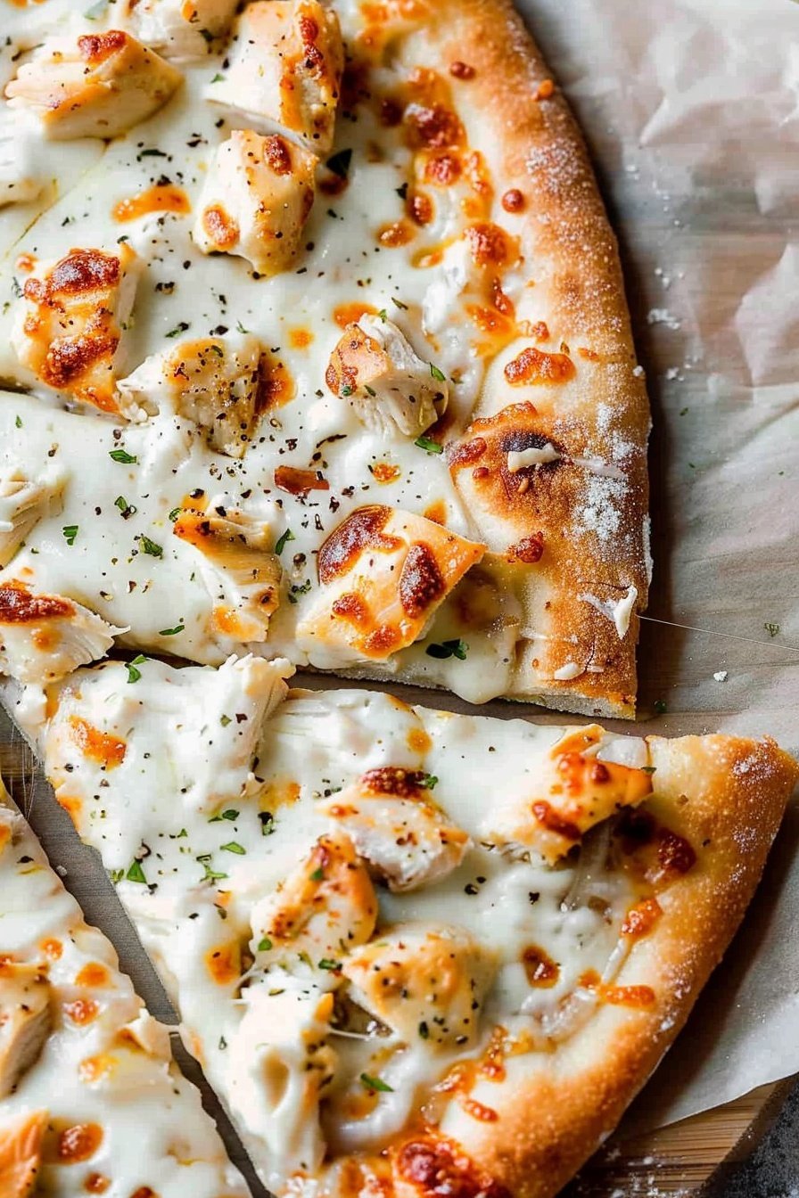 Chicken Alfredo Pizza Recipe From Scratch