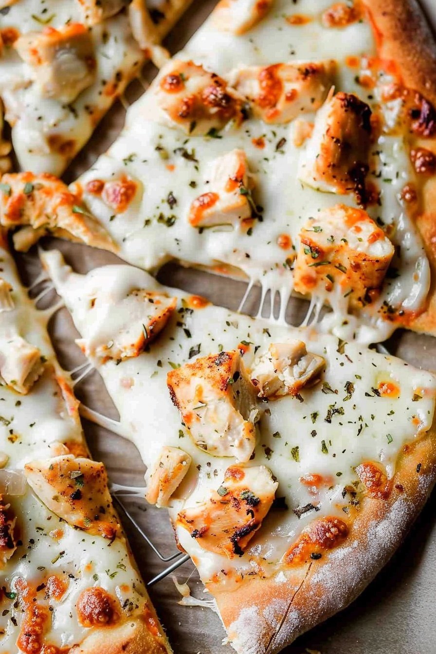 Chicken Alfredo Pizza Recipe From Scratch