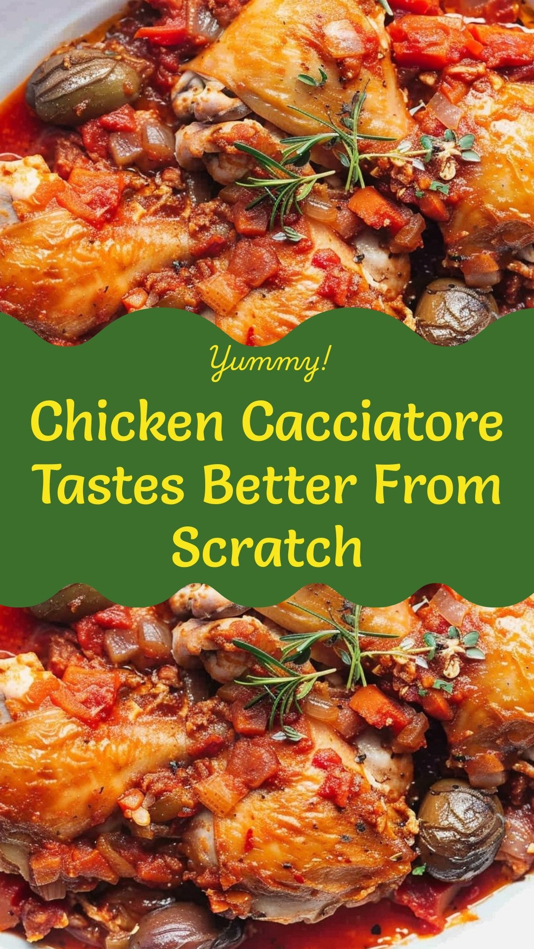 Chicken Cacciatore Tastes Better From Scratch