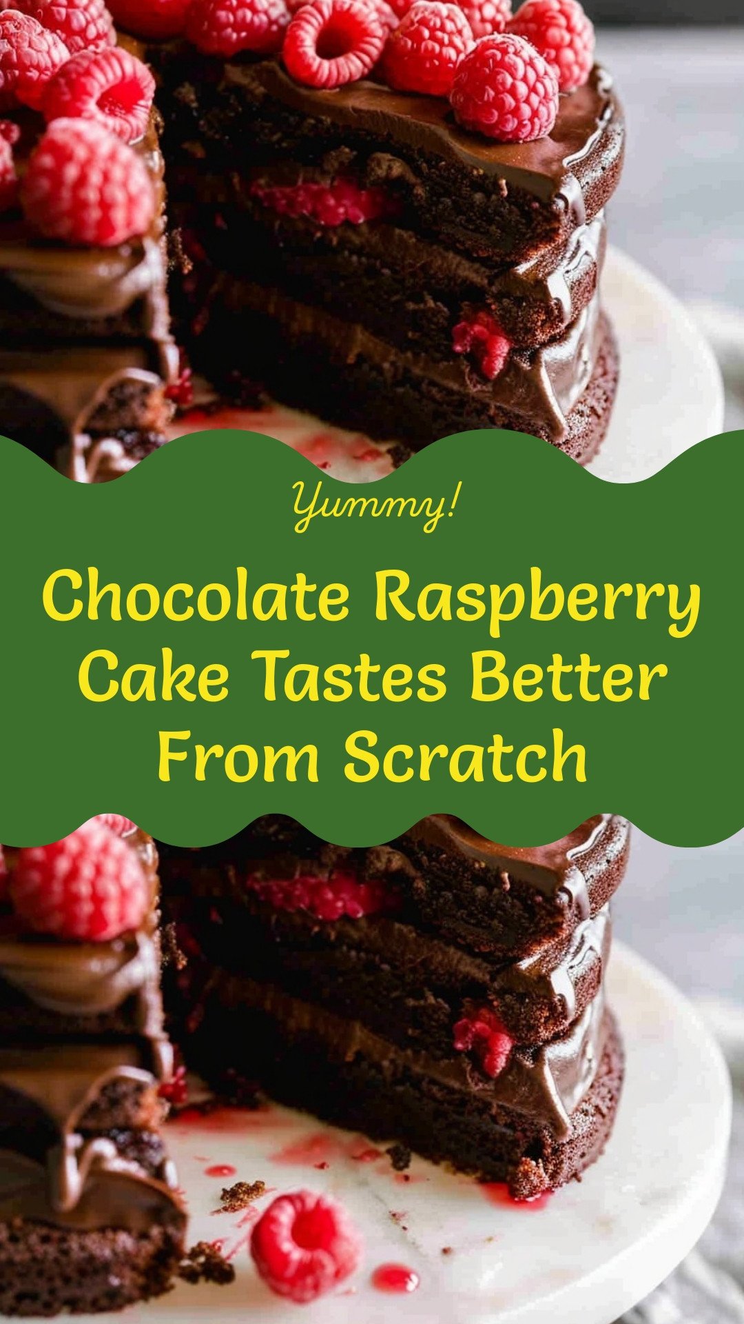 Chocolate Raspberry Cake Tastes Better From Scratch