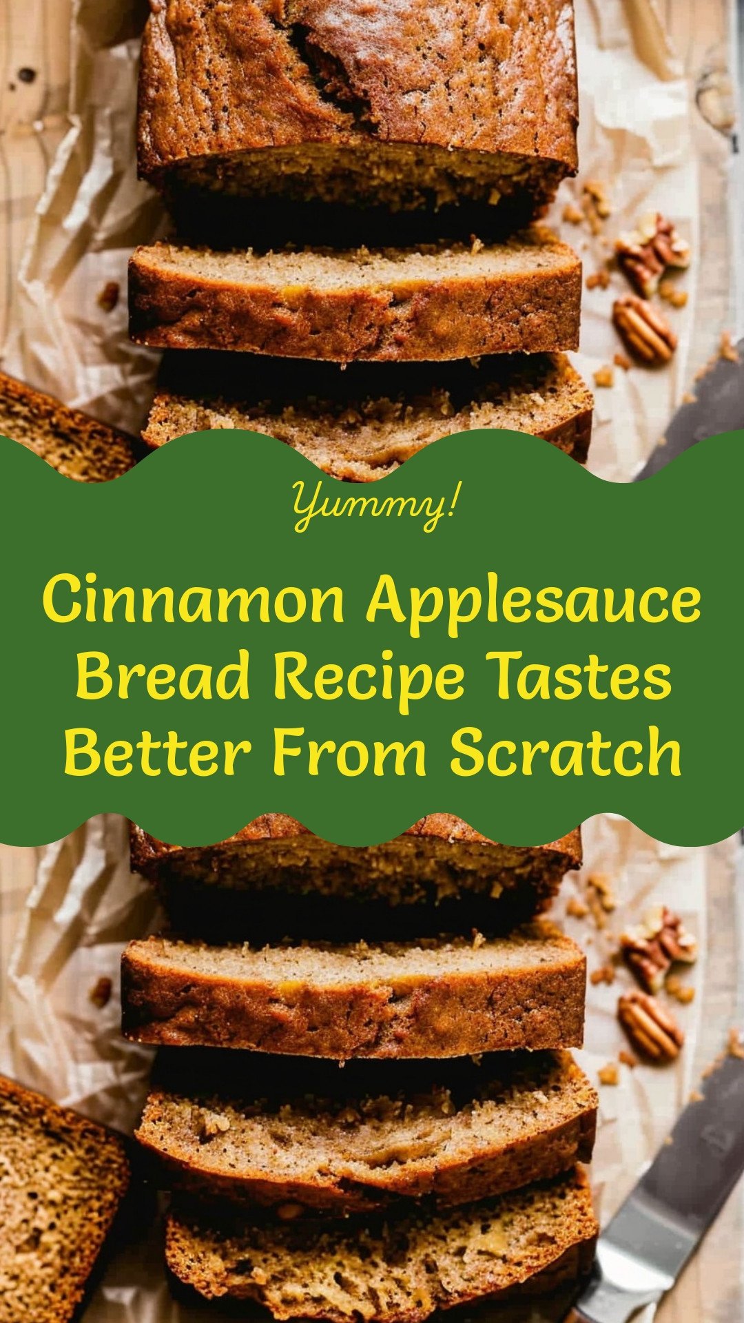 Cinnamon Applesauce Bread Recipe Tastes Better From Scratch