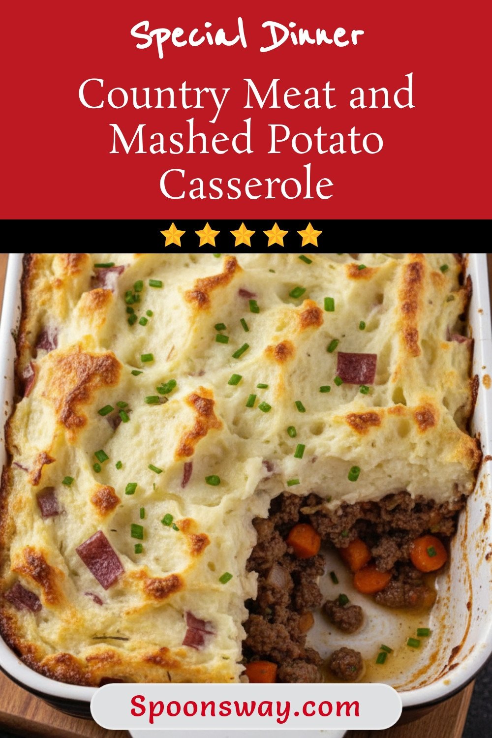 Country Meat and Mashed Potato Casserole