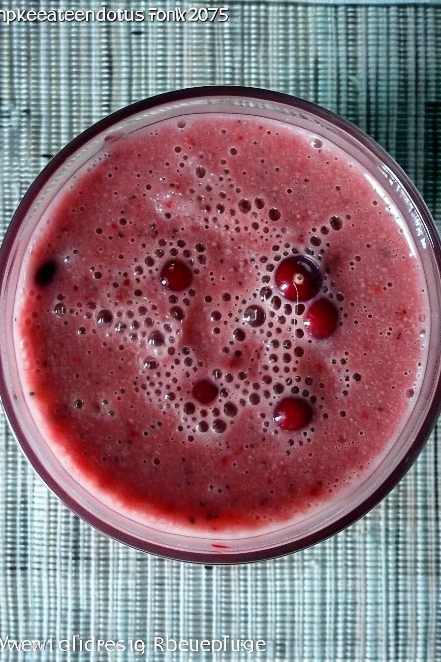 Cranberry Sauce Smoothie Recipe WonkyWonderful