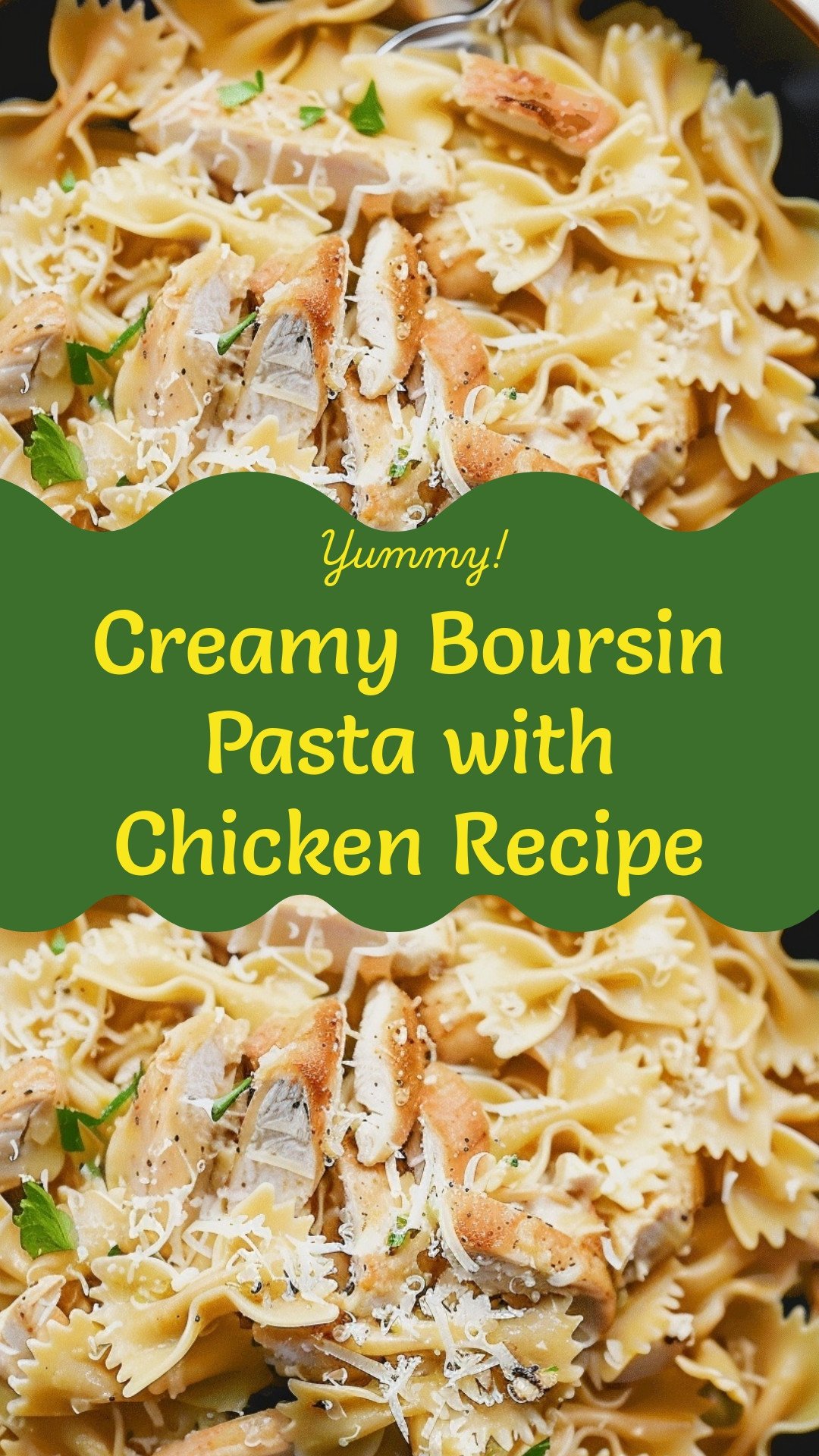 Creamy Boursin Pasta with Chicken Recipe