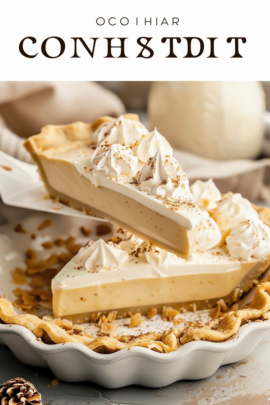 Creamy Eggnog Pie Recipe for Holidays