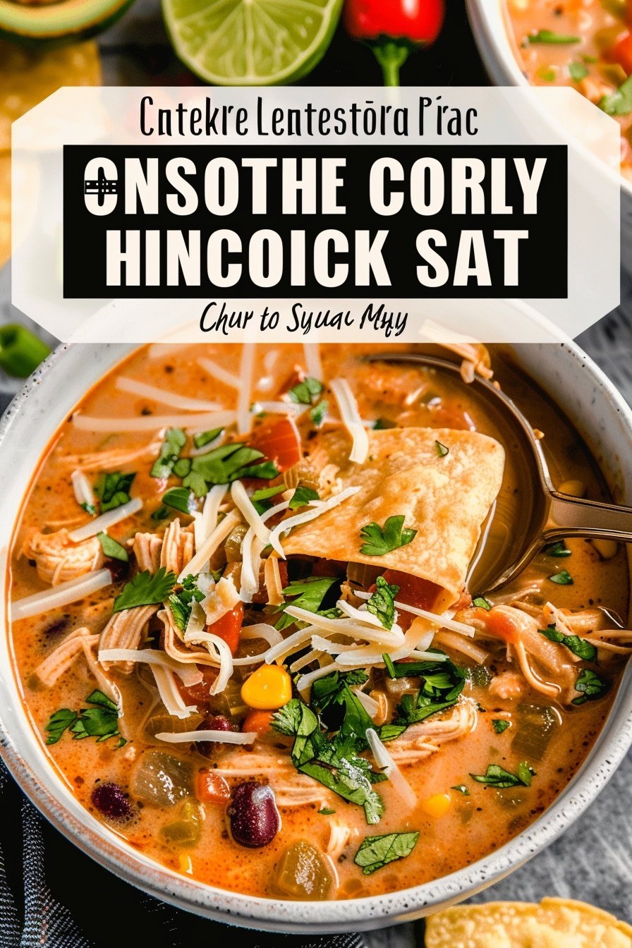 Creamy Instant Pot Chicken Enchilada Soup