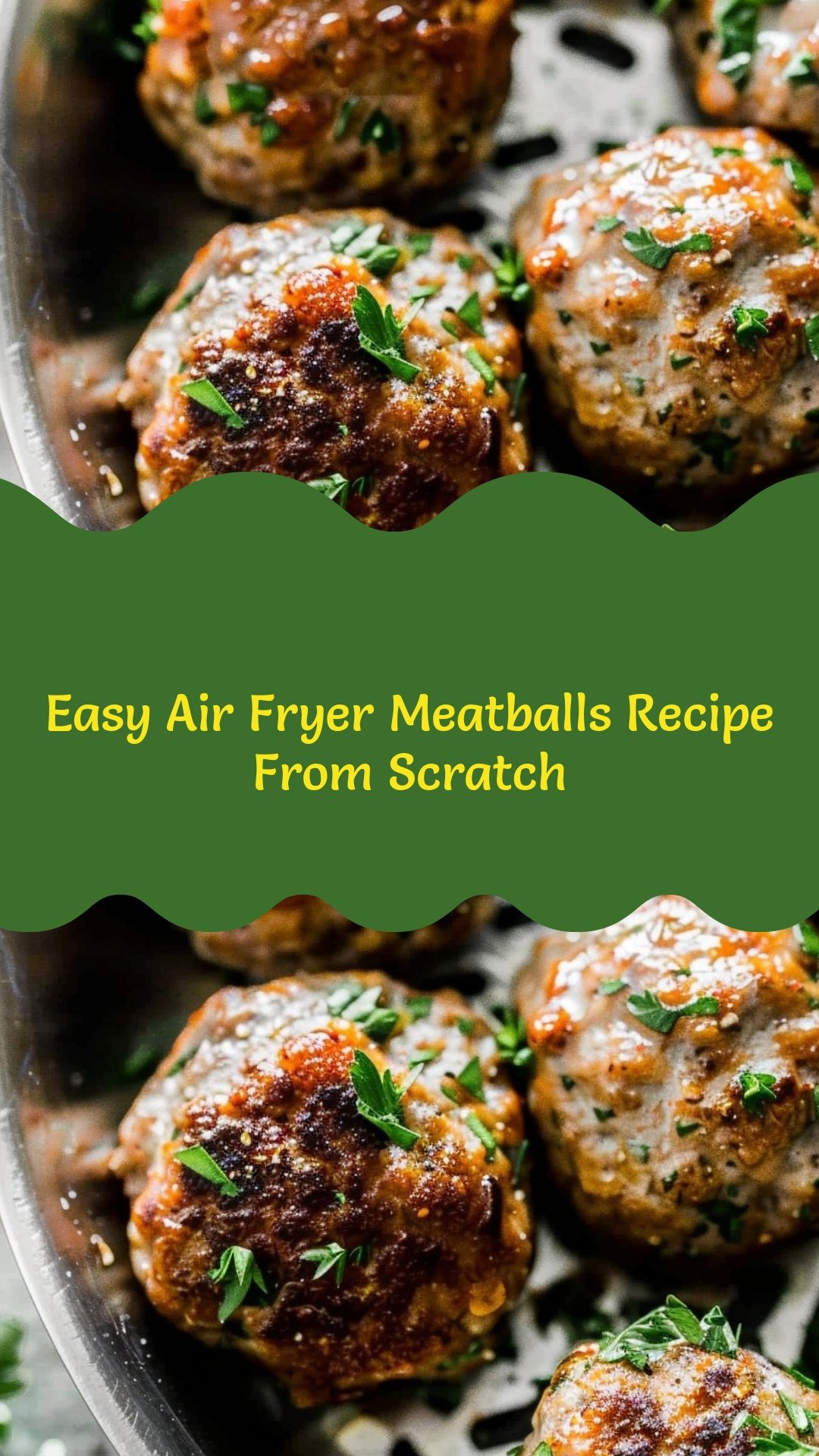 Easy Air Fryer Meatballs Recipe From Scratch